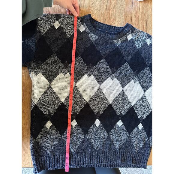 Puritan Vintage Argyle Sweater Size Large - Picture 4 of 4